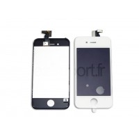 Face avant complète blanc iphone 4